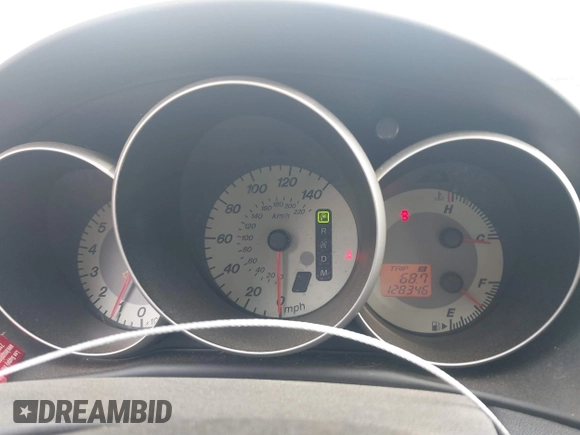 2008 Mazda 3 i Sport with VIN JM1BK32F281143768, listed as a IAAI auction lot 41770239 with 128,346 mi miles and . Bid and sale history available at DreamBid. Image 7.