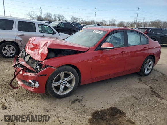 2013 BMW 3 Series 320i xDrive with VIN WBA3C3C57DF979366, listed as a Copart auction lot 52031525 with Not provided miles and Salvage title. Bid and sale history available at DreamBid. Image 1.
