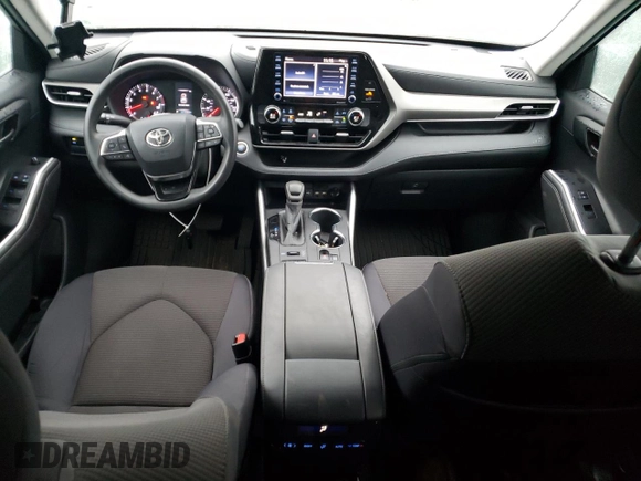 2020 Toyota Highlander L with VIN 5TDCZRBH2LS037465, listed as a Copart auction lot 55826835 with 104,868 mi miles and Salvage title. Bid and sale history available at DreamBid. Image 8.