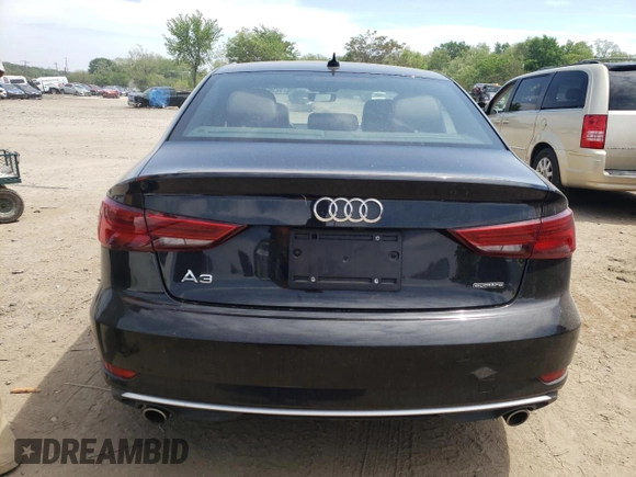 2019 Audi A3 Sedan Premium with VIN WAUBEGFFXK1019017, listed as a Copart auction lot 52562444 with 36,129 mi miles. Bid and sale history available at carsss.com. Image 6.