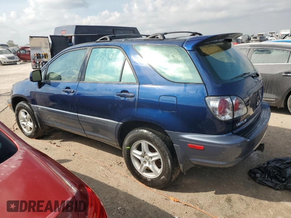 2002 Lexus RX 300 with VIN JTJHF10U220261317, listed as a Copart auction lot 74466814 with 194,603 mi miles and Non Repairable. Bid and sale history available at carsss.com. Image 2.