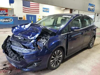 2017 Ford C-Max Titanium z VIN 1FADP5FU2HL110231, wystawiony jako Copart lot #53205385 z przebiegiem 75 187 mil mil oraz Szkody całkowita. Historia ofert i sprzedaży dostępna na DreamBid. Obrazek 1.