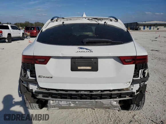 2019 Jaguar E-Pace SE with VIN SADFP2FX1K1Z47989, listed as a Copart auction lot 46450325 with 40,470 mi miles and Salvage Title. Bid and sale history available at DreamBid. Image 6.