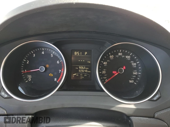 2015 Volkswagen Jetta S with VIN 3VW2K7AJ9FM323047, listed as a Copart auction lot 59098565 with 169,648 mi miles and Salvage title. Bid and sale history available at DreamBid. Image 9.