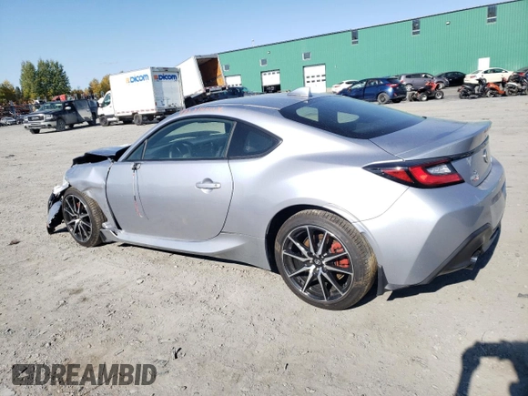 2023 Toyota GR86 with VIN JF1ZNBB16P9757703, listed as a Copart auction lot 73551444 with 17,676 mi miles and Salvage Title. Bid and sale history available at carsss.com. Image 2.