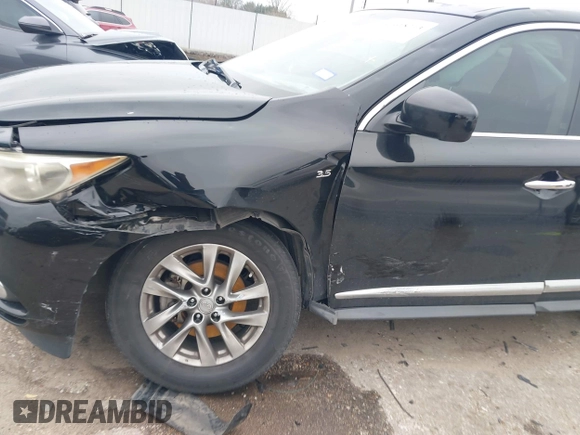 2014 Infiniti QX60 with VIN 5N1AL0MM4EC549212, listed as a IAAI auction lot 41618713 with 100,039 mi miles. Bid and sale history available at carsss.com. Image 6.