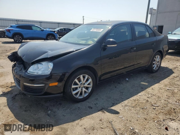 2010 Volkswagen Jetta S with VIN 3VWJX7AJ0AM010023, listed as a Copart auction lot 52379285 with 124,881 mi miles and Salvage title. Bid and sale history available at DreamBid. Image 1.