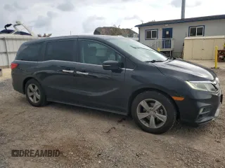 2018 Honda Odyssey EX with VIN 5FNRL6H50JB028983, listed as a Copart auction lot 51187405 with 111,779 mi miles and Clean title. Bid and sale history available at DreamBid. Image 4.