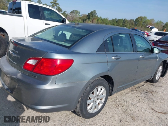 2010 Chrysler Sebring Touring with VIN 1C3CC4FB6AN123766, listed as a IAAI auction lot 41924734 with 183,279 mi miles. Bid and sale history available at carsss.com. Image 4.