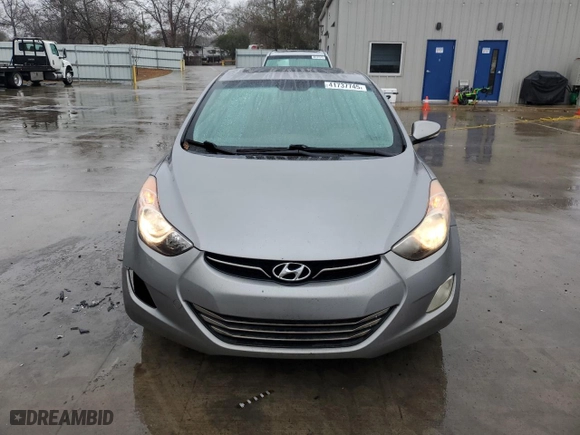 2012 Hyundai Elantra GLS with VIN KMHDH4AEXCU205877, listed as a Copart auction lot 41737745 with 259,154 mi miles and Salvage Title. Bid and sale history available at carsss.com. Image 5.