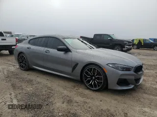 2023 BMW 8 Series M850i z VIN WBAGV8C02PCL20503, wystawiony jako Copart lot #84214214 z przebiegiem Nie podano mil oraz Szkoda całkowita • Salvage title. Historia ofert i sprzedaży dostępna na DreamBid. Obrazek 4.