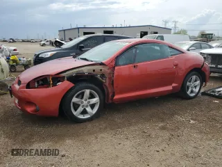2008 Mitsubishi Eclipse GS with VIN 4A3AK24F78E042198, listed as a Copart auction lot 53043564 with 105,025 mi miles and Salvage Title. Bid and sale history available at carsss.com. Image 1.