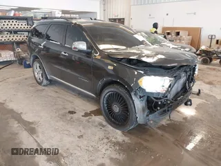 2011 Dodge Durango Citadel with VIN 1D4SE5GT6BC632724, listed as a IAAI auction lot 41590123 with 118,509 mi miles and . Bid and sale history available at DreamBid. Image 1.