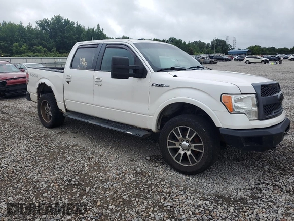 2010 Ford F-150 XL with VIN 1FTFW1EV3AFB31716, listed as a Copart auction lot 61506375 with 286,144 mi miles and Clean title. Bid and sale history available at DreamBid. Image 4.