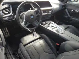 2021 BMW Z4 sDrive30i with VIN WBAHF3C09MWX24087, listed as a Copart auction lot 52036575 with 0 mi miles and Salvage Title. Bid and sale history available at carsss.com. Image 8.