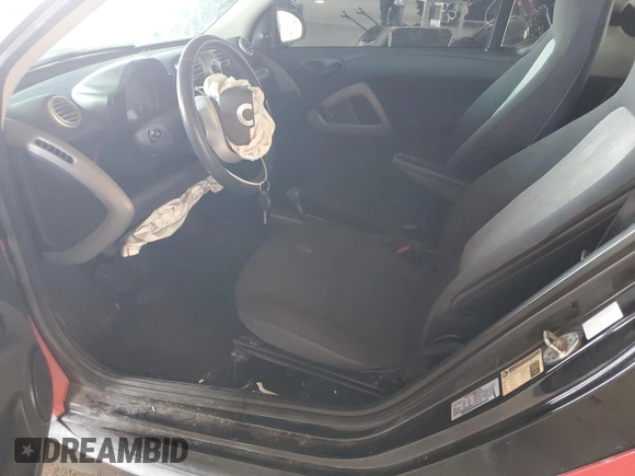 2013 Smart fortwo Pure with VIN WMEEJ3BA2DK663995, listed as a Copart auction lot 54629895 with Not Provided miles and Salvage Title. Bid and sale history available at DreamBid. Image 7.
