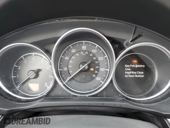 2018 Mazda CX-5 Grand Touring with VIN JM3KFADM7J0399895, listed as a Copart auction lot 47598265 with 0 mi miles and Salvage Title. Bid and sale history available at carsss.com. Image 9.
