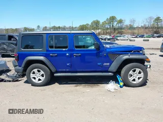 2019 Jeep Wrangler Unlimited Sport Altitude with VIN 1C4HJXDG6KW639189, listed as a IAAI auction lot 42044653 with 79,250 mi miles and . Bid and sale history available at DreamBid. Image 13.