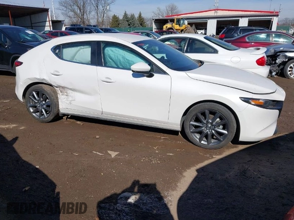 2023 Mazda 3 S Select with VIN JM1BPAKM9P1615449, listed as a IAAI auction lot 41576896 with 27,712 mi miles and . Bid and sale history available at DreamBid. Image 1.