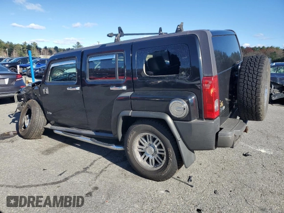 2007 Hummer H3 SUV with VIN 5GTDN13E678190035, listed as a Copart auction lot 80236004 with 229,860 mi miles and Salvage Title. Bid and sale history available at DreamBid. Image 2.