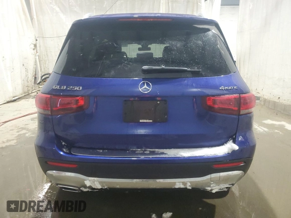 2021 Mercedes-Benz GLB with VIN W1N4M4HB9MW113931, listed as a Copart auction lot 87551525 with 44,255 mi miles and Non Repairable. Bid and sale history available at carsss.com. Image 6.