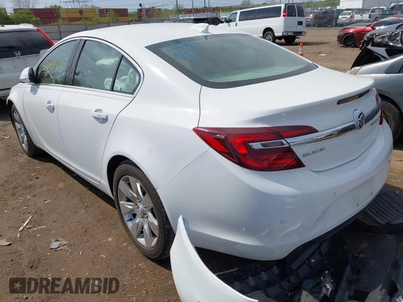 2016 Buick Regal Premium II with VIN 2G4GS5GXXG9189339, listed as a IAAI auction lot 42064953 with 36,216 mi miles. Bid and sale history available at carsss.com. Image 3.