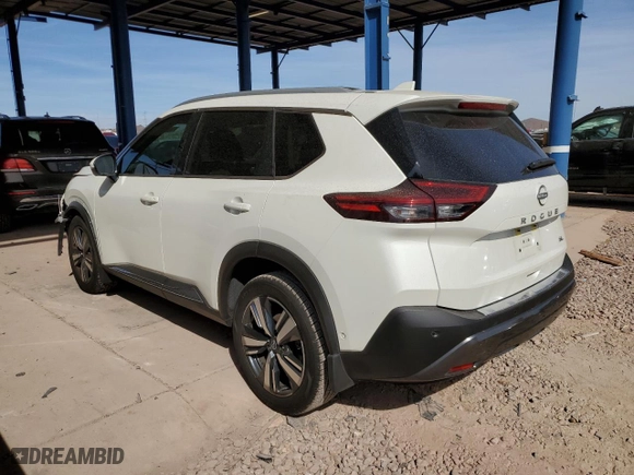 2023 Nissan Rogue SL with VIN JN8BT3CA4PW414366, listed as a Copart auction lot 46096165 with 19,753 mi miles and Salvage Title. Bid and sale history available at carsss.com. Image 2.