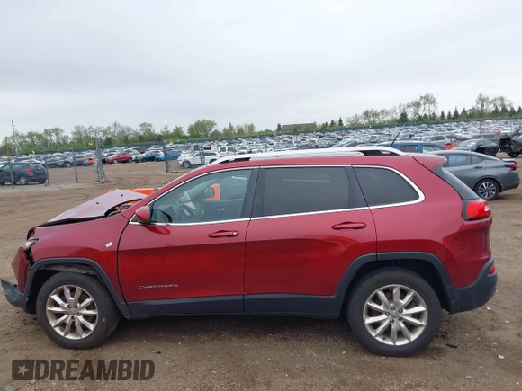 2014 Jeep Cherokee Limited z VIN 1C4PJMDB9EW281248, wystawiony jako IAAI lot #42180172 z przebiegiem 153 777 mil mil oraz . Historia ofert i sprzedaży dostępna na DreamBid. Obrazek 15.