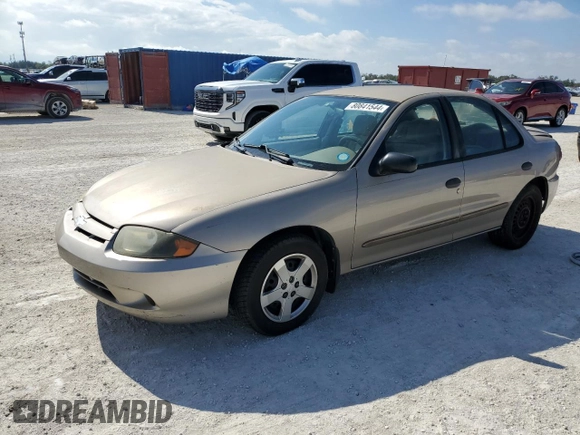 2003 Chevrolet Cavalier LS with VIN 1G1JF52F437150652, listed as a Copart auction lot 80841544 with 90,584 mi miles and Salvage Title. Bid and sale history available at carsss.com. Image 1.