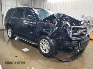 2018 GMC Yukon SLE with VIN 1GKS2AKC6JR110021, listed as a Copart auction lot 44071945 with 68,495 mi miles and Salvage Title. Bid and sale history available at carsss.com. Image 4.
