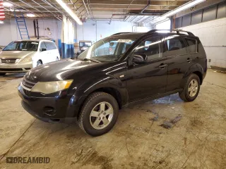 2007 Mitsubishi Outlander ES with VIN JA4MS31X27U014567, listed as a Copart auction lot 45527564 with 128,282 mi miles and Clean Title. Bid and sale history available at carsss.com. Image 1.