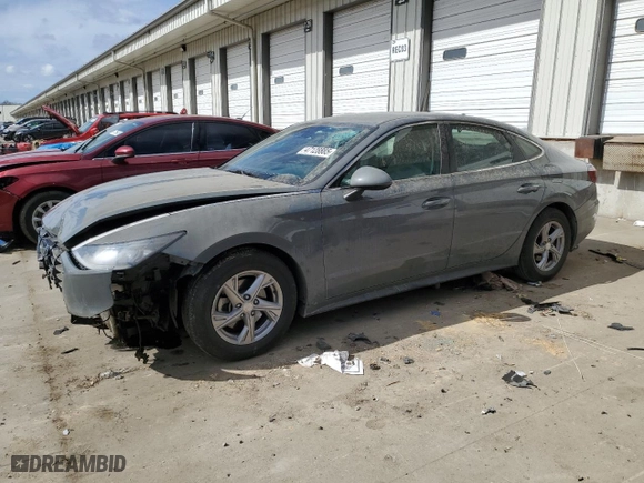 2021 Hyundai Sonata SE with VIN 5NPEG4JA5MH069145, listed as a Copart auction lot 47128885 with 124,485 mi miles and Salvage Title. Bid and sale history available at carsss.com. Image 1.
