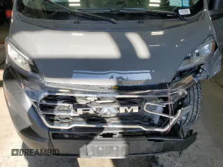 2024 Ram ProMaster Cargo Tradesman with VIN 3C6LRVDG3RE102914, listed as a Copart auction lot 50355075 with 16,328 mi miles and Salvage Title. Bid and sale history available at DreamBid. Image 12.