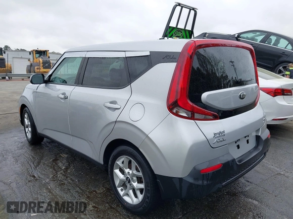 2021 Kia Soul S with VIN KNDJ23AU1M7763711, listed as a IAAI auction lot 41923709 with 34,512 mi miles and . Bid and sale history available at DreamBid. Image 3.