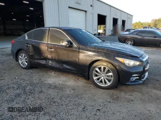 2014 Infiniti Q50 z VIN JN1BV7AP2EM672854, wystawiony jako Copart lot #78478594 z przebiegiem 122 796 mil mil oraz Szkoda całkowita • Salvage title. Historia ofert i sprzedaży dostępna na DreamBid. Obrazek 4.