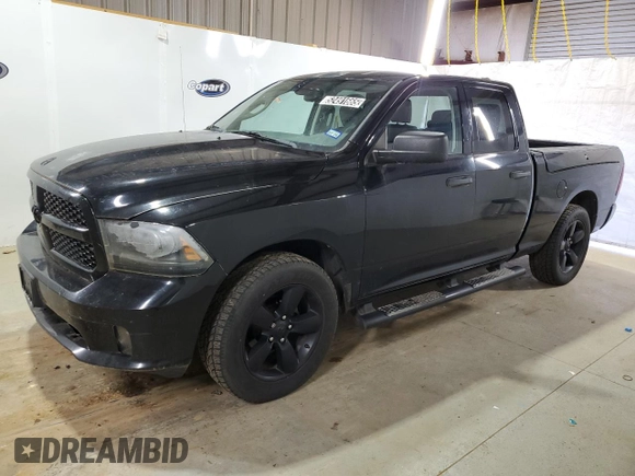 2015 Ram 1500 Express with VIN 1C6RR6FG6FS542776, listed as a Copart auction lot 52491665 with 156,705 mi miles and Clean title. Bid and sale history available at DreamBid. Image 1.