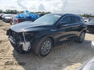 2025 Infiniti QX50 Luxe with VIN 3PCAJ5BB5SF106347, listed as a Copart auction lot 54581805 with 57 mi miles and Non repairable. Bid and sale history available at DreamBid. Image 1.