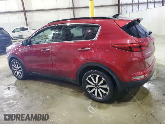 2018 Kia Sportage EX with VIN KNDPNCAC6J7399791, listed as a Copart auction lot 45989575 with 97,348 mi miles and Non Repairable. Bid and sale history available at carsss.com. Image 2.
