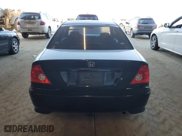 2004 Honda Civic LX with VIN 1HGEM22574L075962, listed as a Copart auction lot 46955185 with 288,181 mi miles and Clean Title. Bid and sale history available at DreamBid. Image 6.