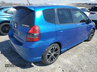 2007 Honda Fit Sport with VIN JHMGD37687S048728, listed as a Copart auction lot 50455905 with 118,340 mi miles and Salvage Title. Bid and sale history available at carsss.com. Image 3.