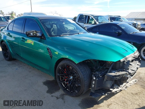 2021 BMW M3 Competition z VIN WBS33AY09MFK56938, wystawiony jako IAAI lot #41647837 z przebiegiem 37 139 mil mil oraz . Historia ofert i sprzedaży dostępna na DreamBid. Obrazek 1.