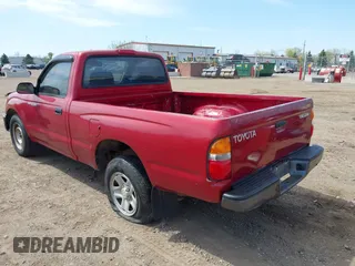 2002 Toyota Tacoma with VIN 5TENL42N42Z882581, listed as a IAAI auction lot 42116408 with 136,126 mi miles. Bid and sale history available at carsss.com. Image 3.
