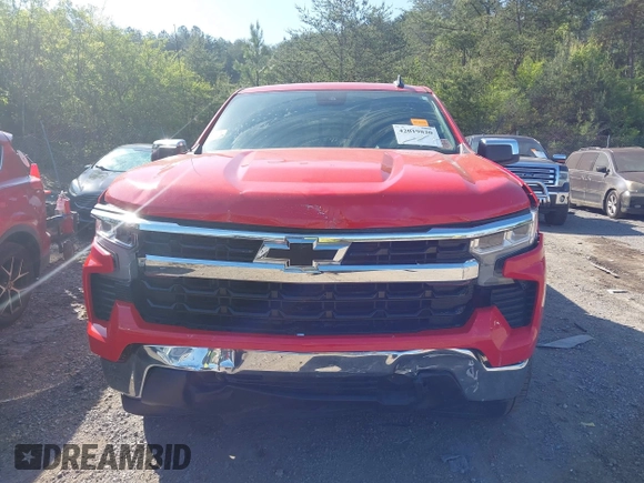2022 Chevrolet Silverado 1500 LT with VIN 1GCPACED2NZ561022, listed as a IAAI auction lot 42019820 with 1 mi miles. Bid and sale history available at carsss.com. Image 12.