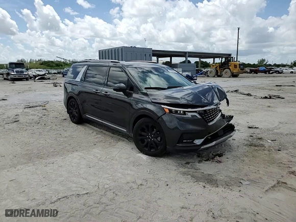 2024 Kia Carnival SX with VIN KNDNE5H37R6331882, listed as a Copart auction lot 70663554 with 21,260 mi miles and Salvage Title. Bid and sale history available at carsss.com. Image 12.
