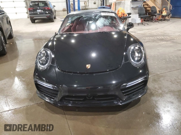 2019 Porsche 911 Turbo S with VIN WP0CD2A9XKS144611, listed as a Copart auction lot 77636924 with 62,657 mi miles and Salvage Title. Bid and sale history available at carsss.com. Image 5.