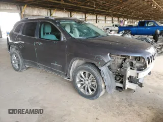 2021 Jeep Cherokee Altitude with VIN 1C4PJLLB2MD196242, listed as a Copart auction lot 47861905 with 117,974 mi miles and Salvage Title. Bid and sale history available at carsss.com. Image 4.