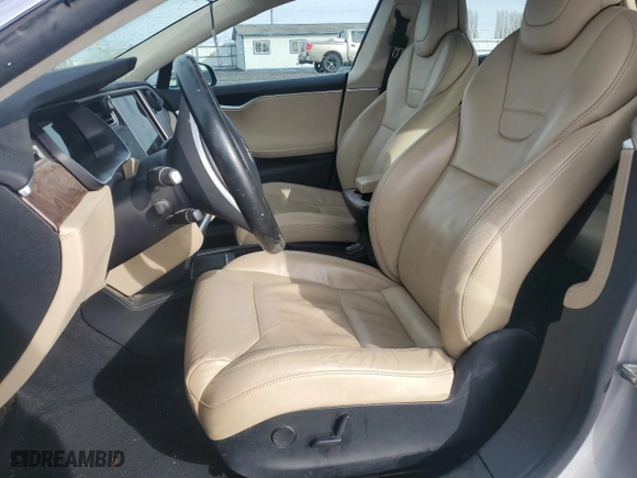 2017 Tesla Model S 100D with VIN 5YJSA1E2XHF191509, listed as a Copart auction lot 45594765 with 0 mi miles and Salvage Title. Bid and sale history available at carsss.com. Image 7.