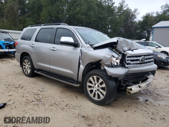 2010 Toyota Sequoia Ltd with VIN 5TDJW5G14AS027716, listed as a Copart auction lot 46071355 with 301,800 mi miles and Salvage Title. Bid and sale history available at carsss.com. Image 4.