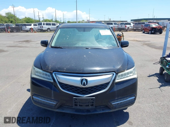 2016 Acura MDX with VIN 5FRYD3H2XGB019308, listed as a IAAI auction lot 41914816 with 1 mi miles. Bid and sale history available at carsss.com. Image 6.