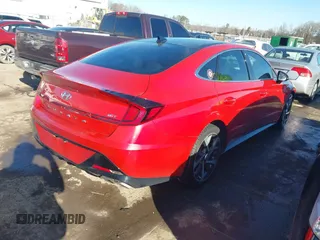 2021 Hyundai Sonata SEL Plus with VIN 5NPEJ4J22MH098175, listed as a IAAI auction lot 41379948 with 78,519 mi miles and . Bid and sale history available at DreamBid. Image 4.